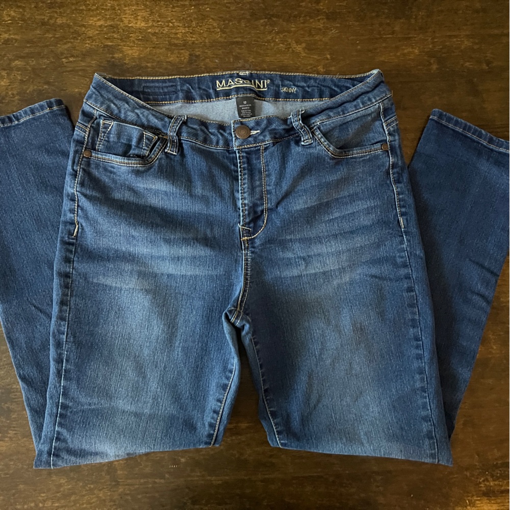 Massini Women’s Skinny Jeans | Size 12 | Medium Wash Denim